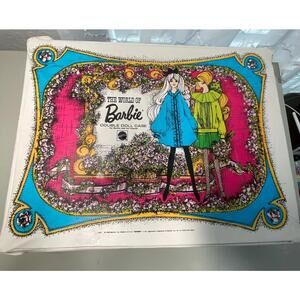 Mattel 1968 World of Barbie, Double Barbie Case, With Pockets Vintage